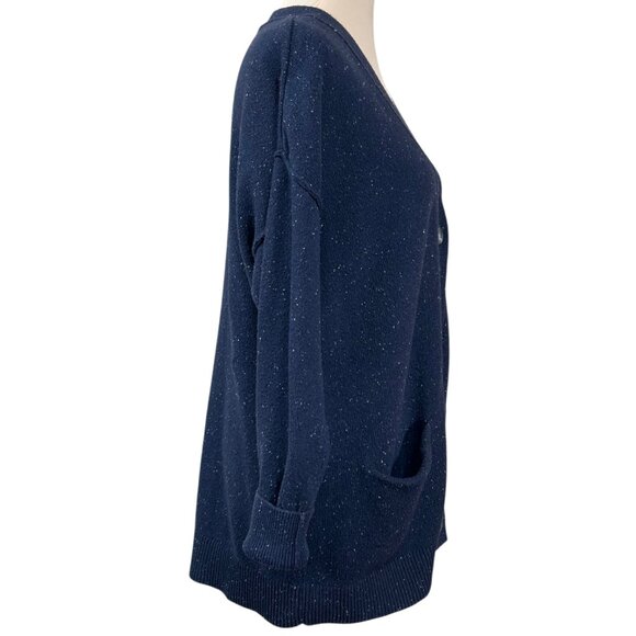 Karen Scott Blue Cardigan Sweater Size XL - Picture 2 of 11